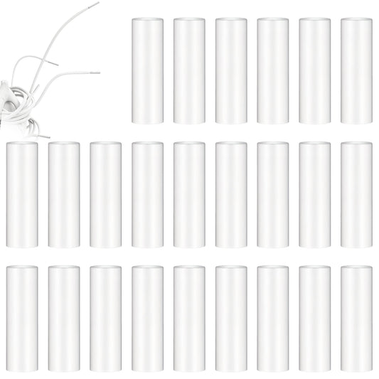 100Pcs Shoe Lace Ends Tips, Clear Aglets for Shoelaces, Shoelace Repair Aglet Tips Replacement for Drawstring Ends Heat Shrink Tubing Aglets For Sneaker Shoe Sneaker Heat Shrink Tubing
