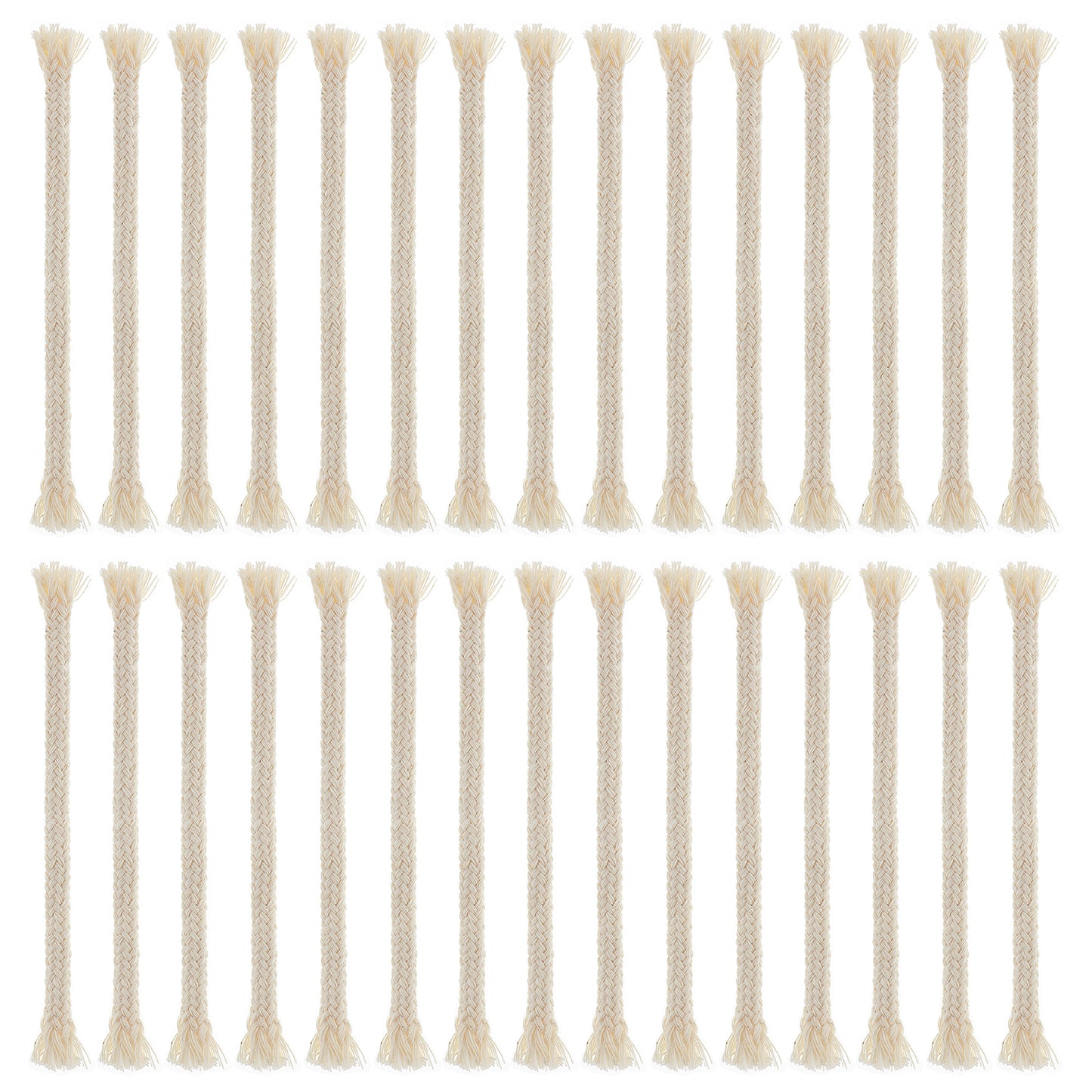 Ymapinc 30pcs Kerosene Heater Wick,6.3" (16cm) Long Cotton Oil Lamp Wicks Lantern Wick for Indoor Oil Lamps Alcohol Lamp Burner