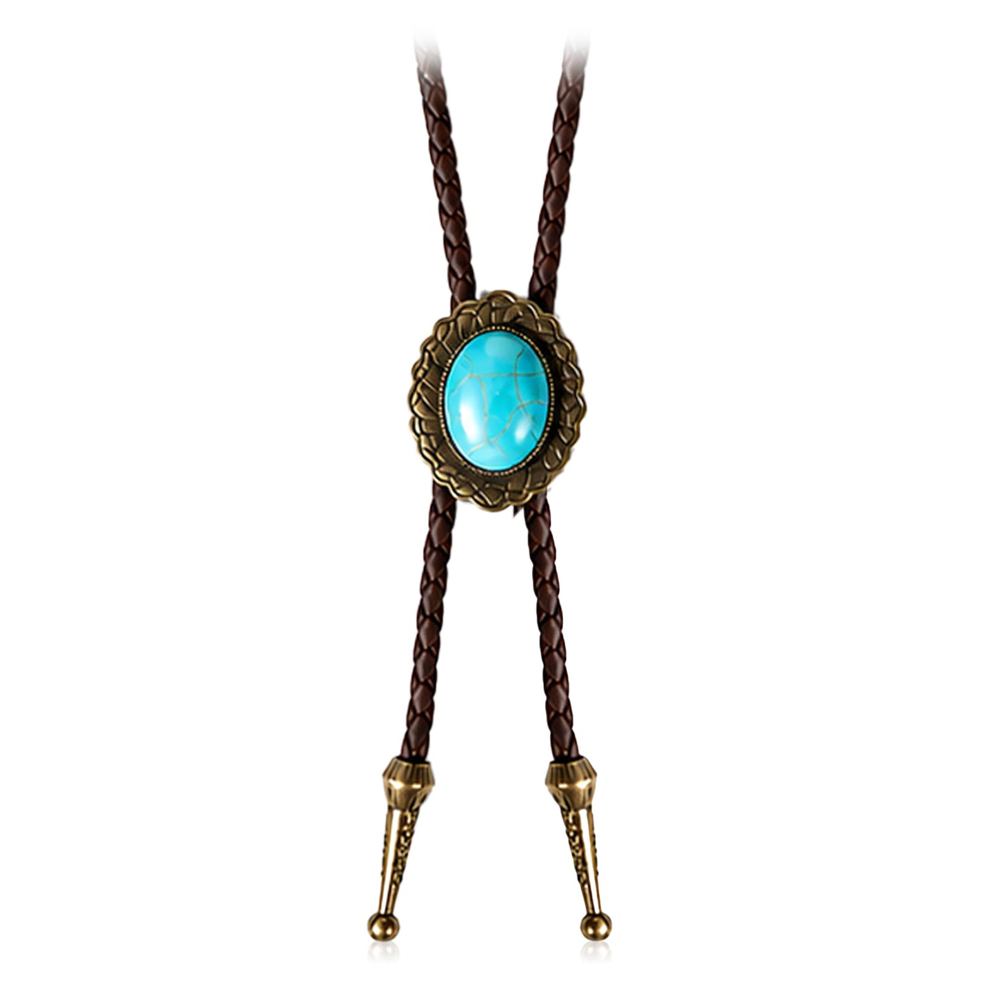 Quvvarly Bolo Tie, Western Necklace Cowboy Outfit Accessory for Men Women