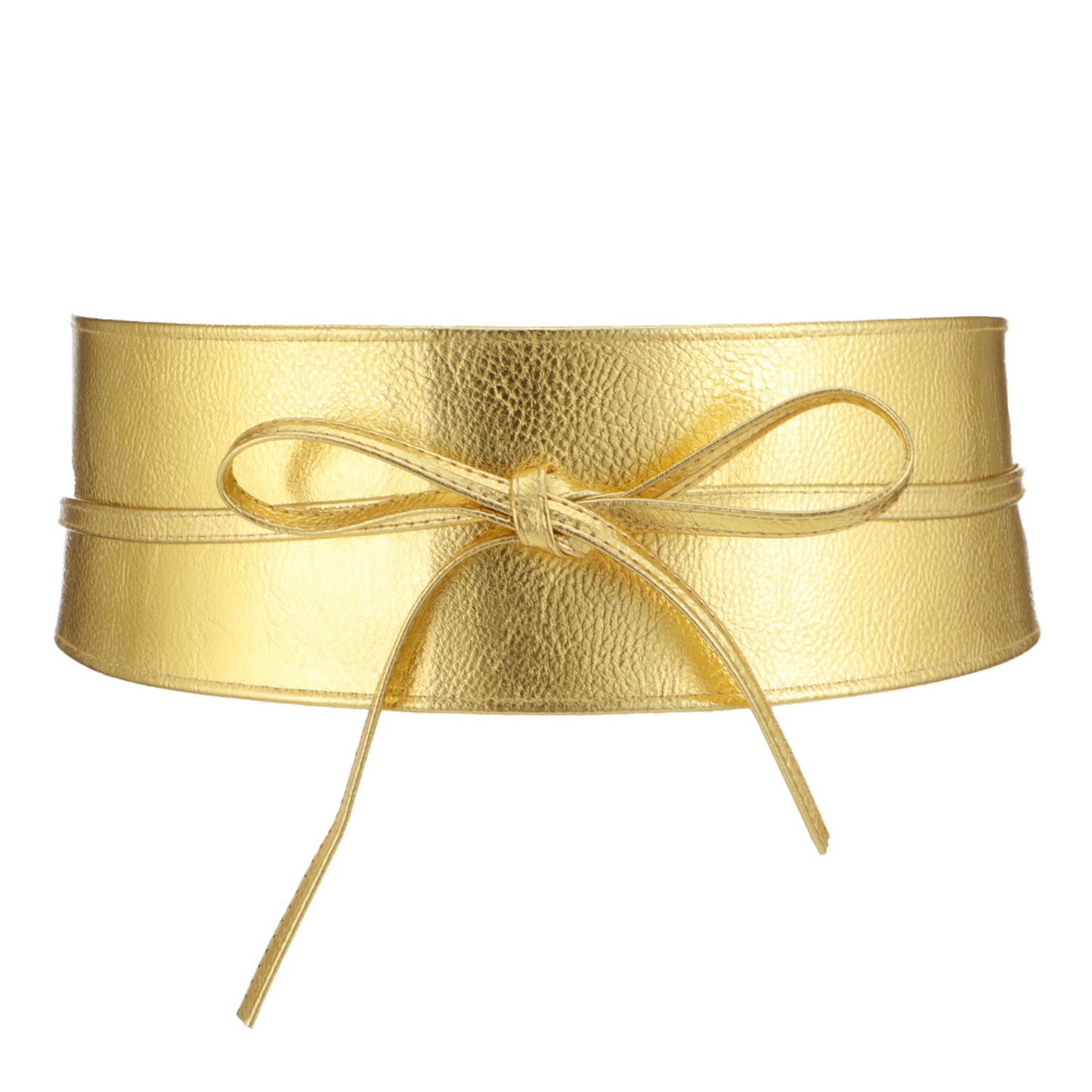 Shimmeroo Plus Size Gold Belts for Women - 9 cm Wide Gold Corset Belt for Women Dresses, Faux Leather Wrap Belt for Fashion & Casual