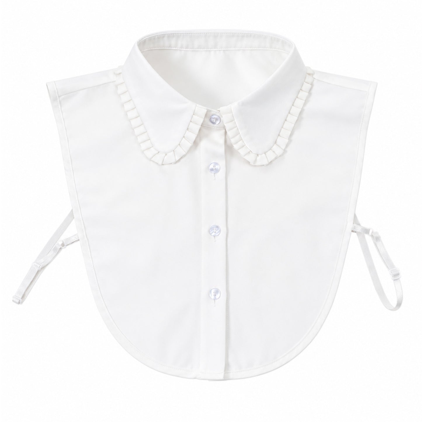 Nogeqi White Fake Collar for Women, Detachable Dickey Collar