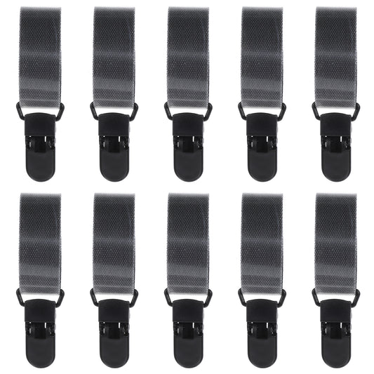 Teaaha 10 PCS Garden Flag Clip, Garden Flag Clips Anti Wind Garden Flag Stopper Clips, Garden Flag Support Pole Accessories, Yard Flag Clips for Fixing Flags on Garden Flagpoles