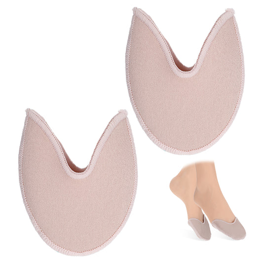 Ymapinc Toe Pads for Pointe Shoes, Ballet Dance Protection Accessories,Toe Foot Covers for Dance Women Girls Dancers High Heels (SEBS+Knitted Fabric Skin Color)