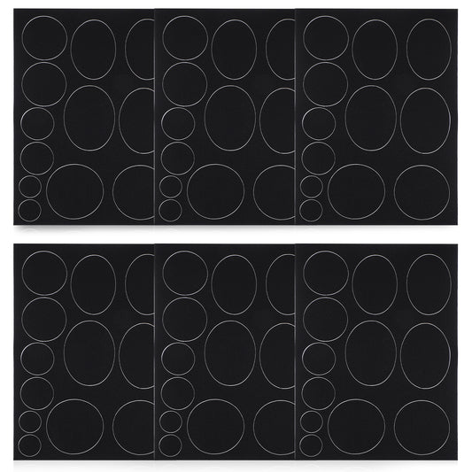 Tyqour 6Pcs Puffer Down Jacket Repair Patch, Waterproof Self Adhesive Fabric Repair Tape, Different Size And Shapes Clothing Patches, Tenacious Repair Tape for Clothing Coat Tent Sleeping Bags