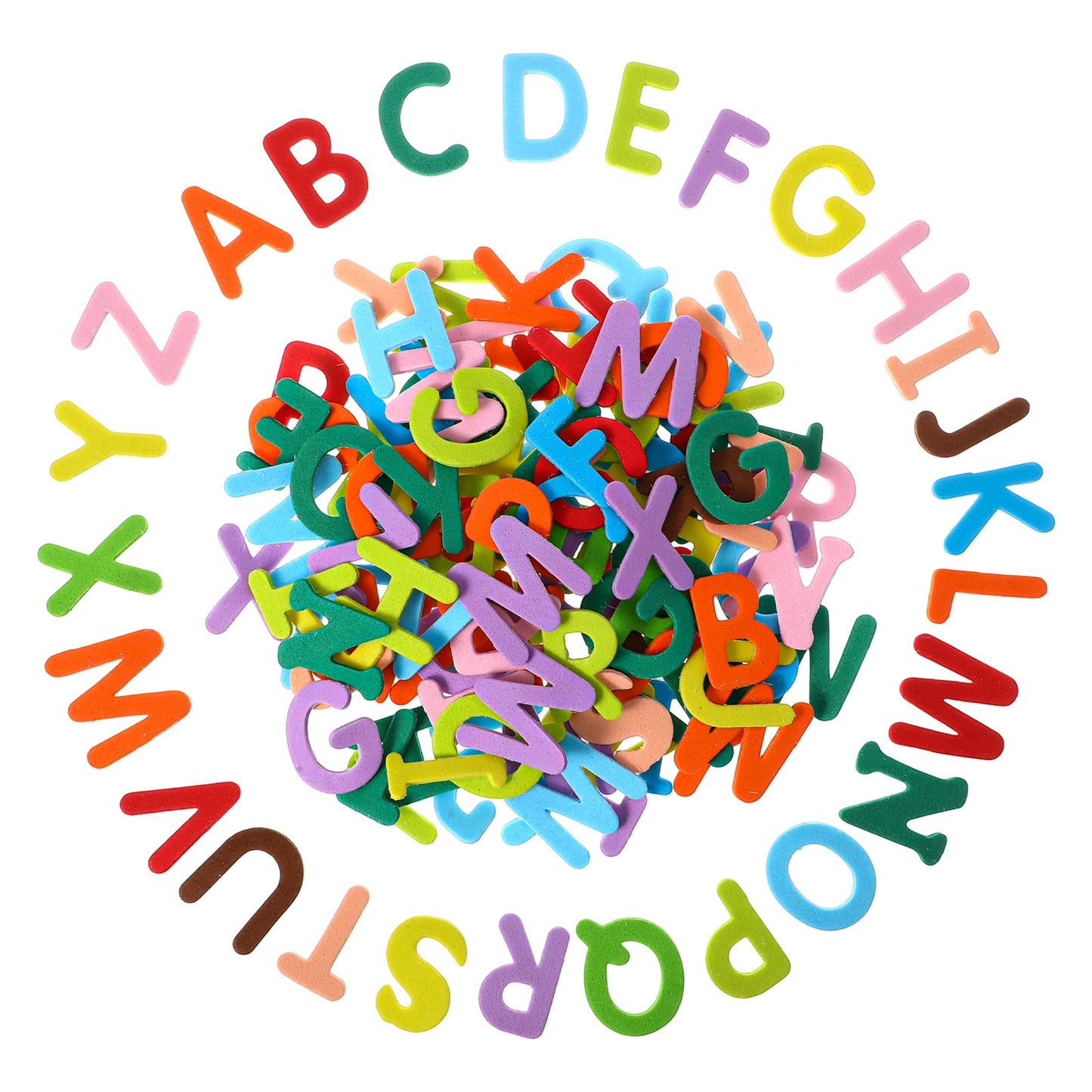 500Pcs Foam Letter Stickers Self Adhesive Letter Foam Alphabet Stickers A-Z Sticky Letters for Crafts Scrapbooking DIY Project Supplies Party Decorations