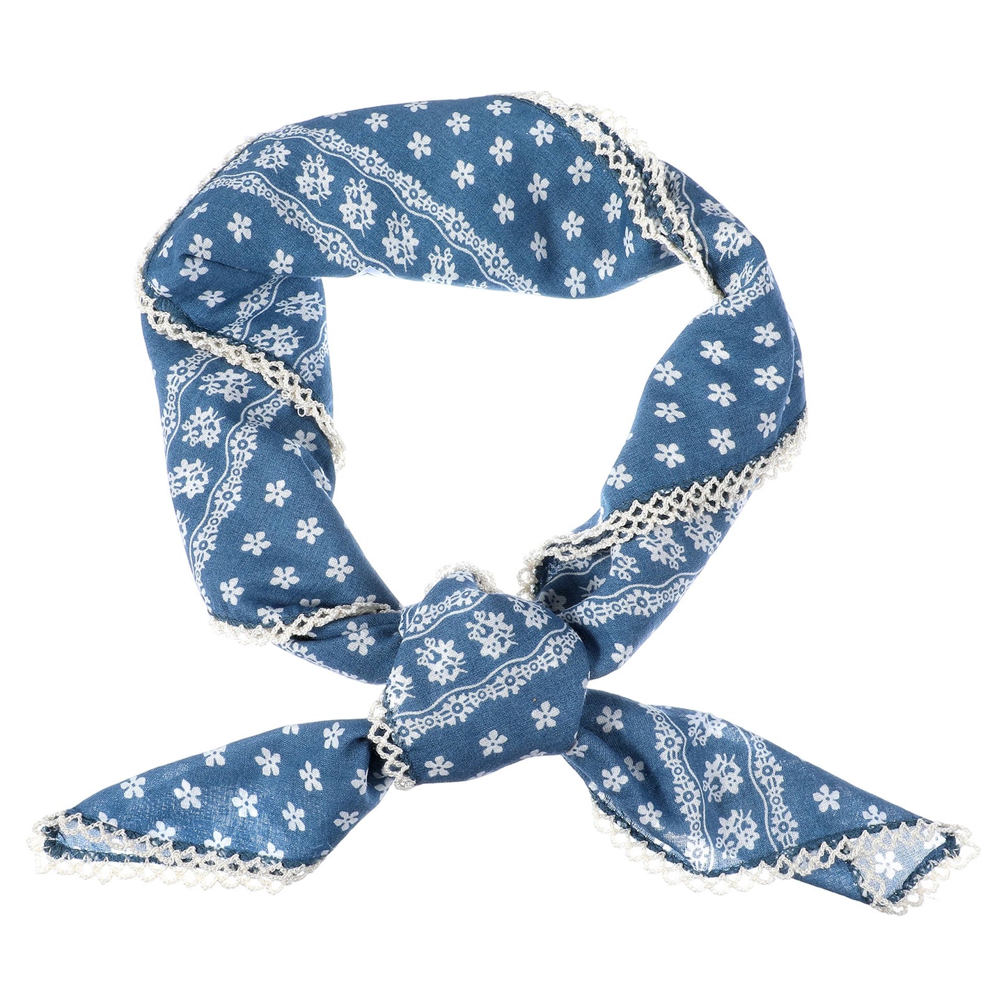 Ymapinc 27.56''x27.56'' Large Cotton Bandanas for Women, Blue Neck Scarf & Head Scarf, Neckerchief for Women, Soft Womens Headband for Head & Neck