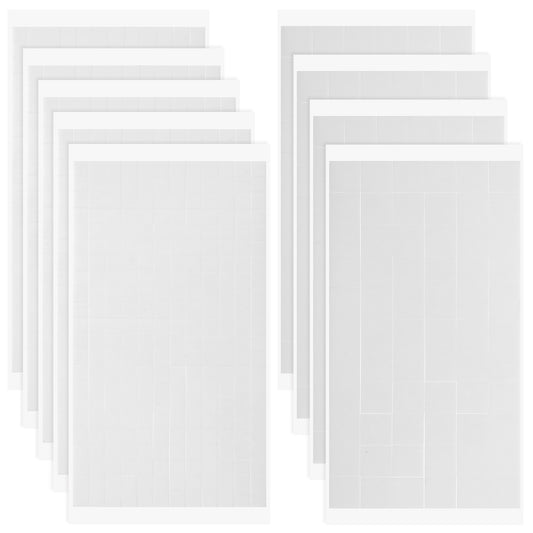 Tyqour 9 Sheets Double Sided Foam Squares for Crafts, 5544 Pcs Total Double Sided Self Adhesive Dots, 0.47 and 0.24 Inch 3D Foam Precut Square Mount Sticky Dots for Scrapbook Office Class