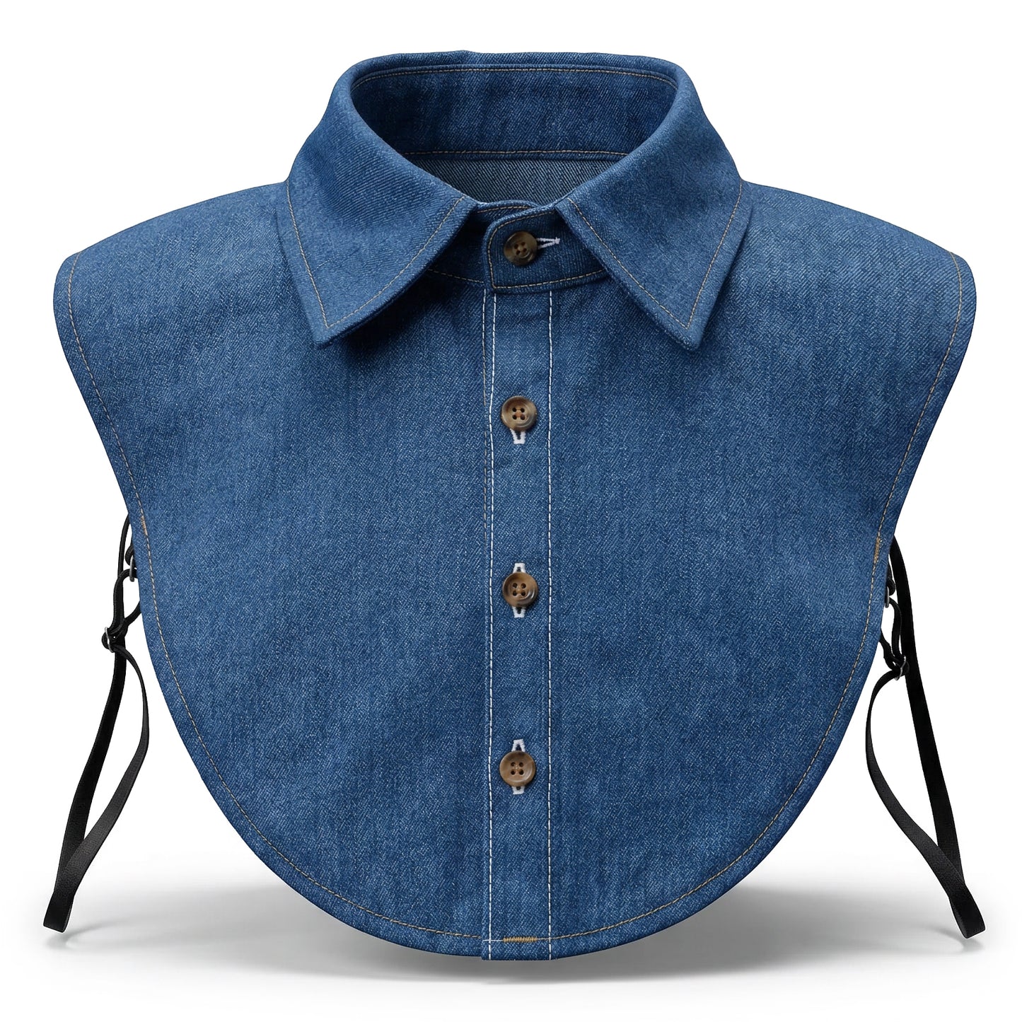 Nogeqi Detachable Denim Collars for Women, Fake Collar False Collar for Women Lady Girls Shirt Blouse Top Accessories