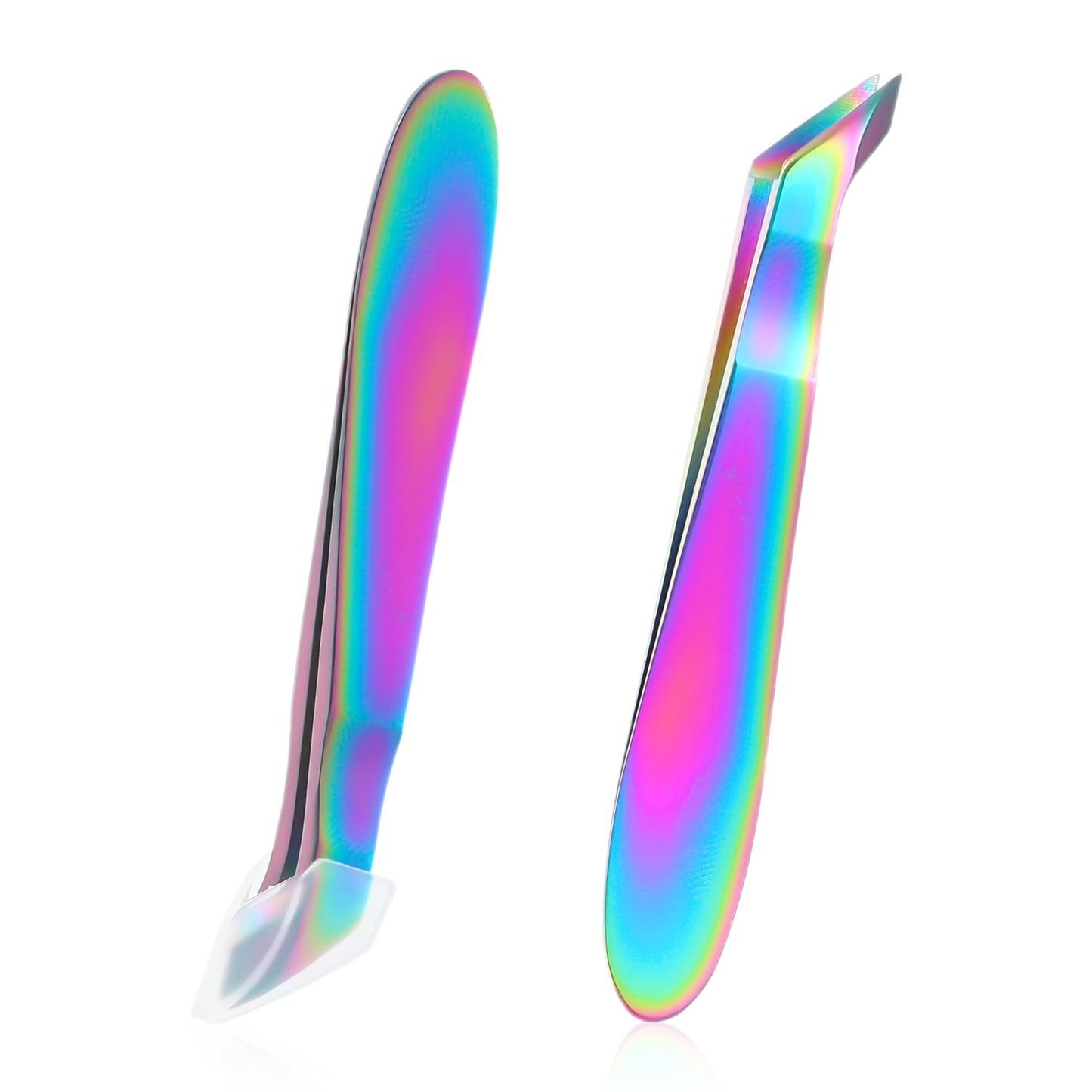 2 Pieces Mini Nail Cuticle Trimmer,Ymapinc Nail Care Cuticle Nippers Professional for Manicure and Pedicure,Stainless Steel Precision Glass Pusher for Home Salon Use