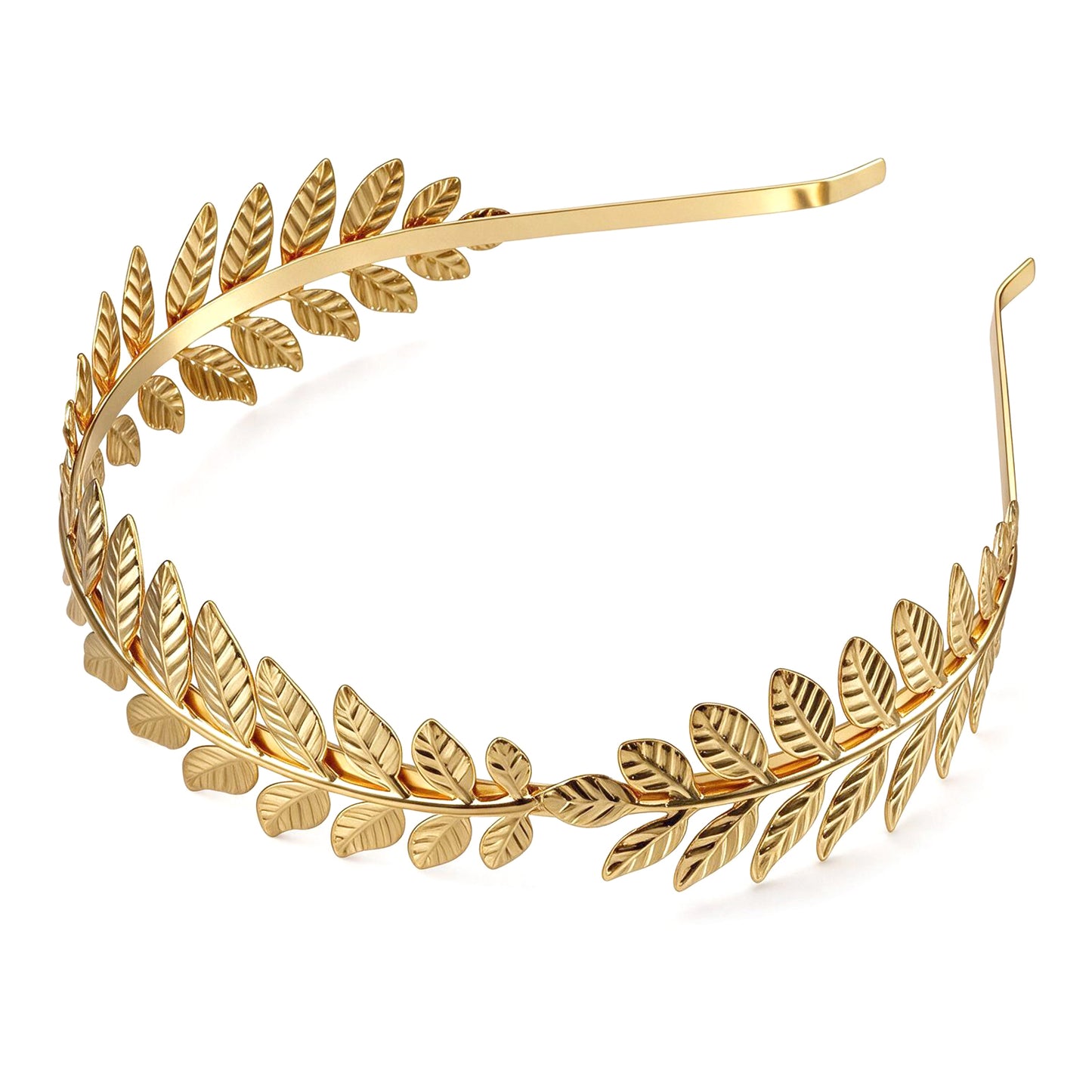 Ouligay Goddess Crown, Gold Headpiece,Greek Goddess Accessories for Cosplay