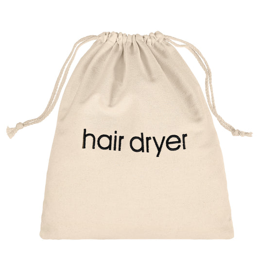 1 PCS Hair Dryer Bags Hairdryers Storage Drawstring Pouch Blow Dryer Travel Pouch Hairdryer and Styling Tools Accessories Bags Container for Hotel Home Travel Bathroom(13"× 11.42")(Beige)