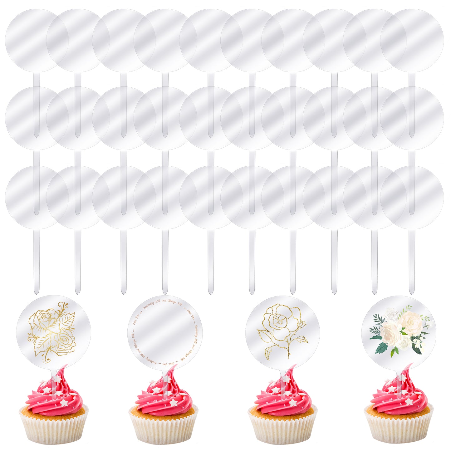 acrylic cake toppers