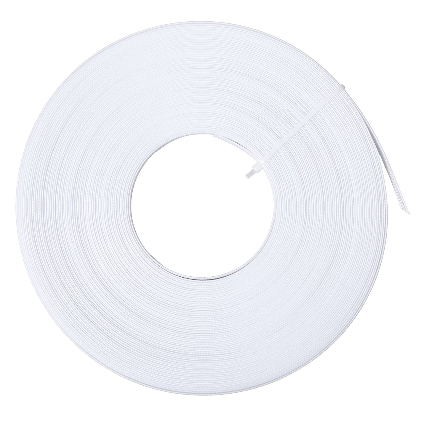 Polyester Boning for Sewing 1pack 25 Yards × 6mm Corset Sew Through Low Density Flexible Sew-Through Corset Boning Strip White Cotton Covered Bonings for Dressmaking, Bridal Gown, Costume Support
