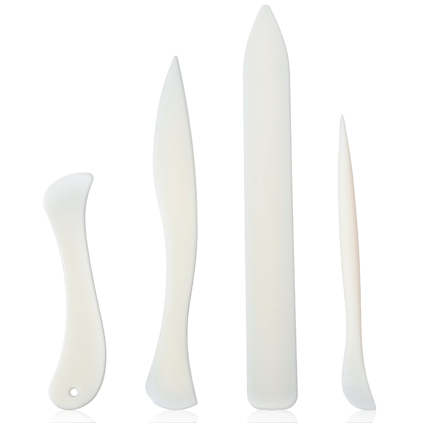 Sorcristy 4 Pack Bone Folder Tool Paper Folding Acrylic Crease Maker