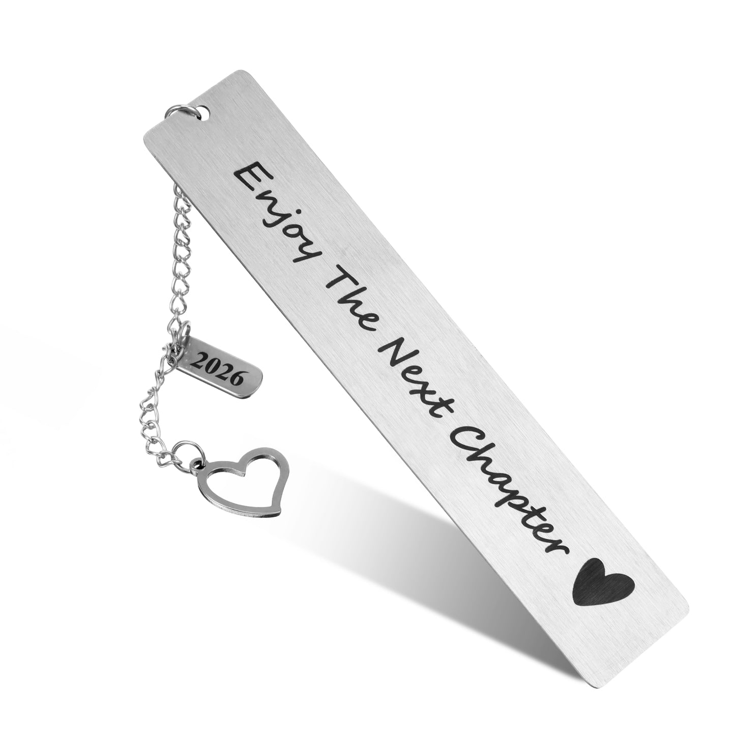 Tyqour Fun Bookmarks, 2026 Metal Book Marker, Personalized Book Marks for Reading, Cute Bookmark for Kids, Inspirational Graduation Gifts