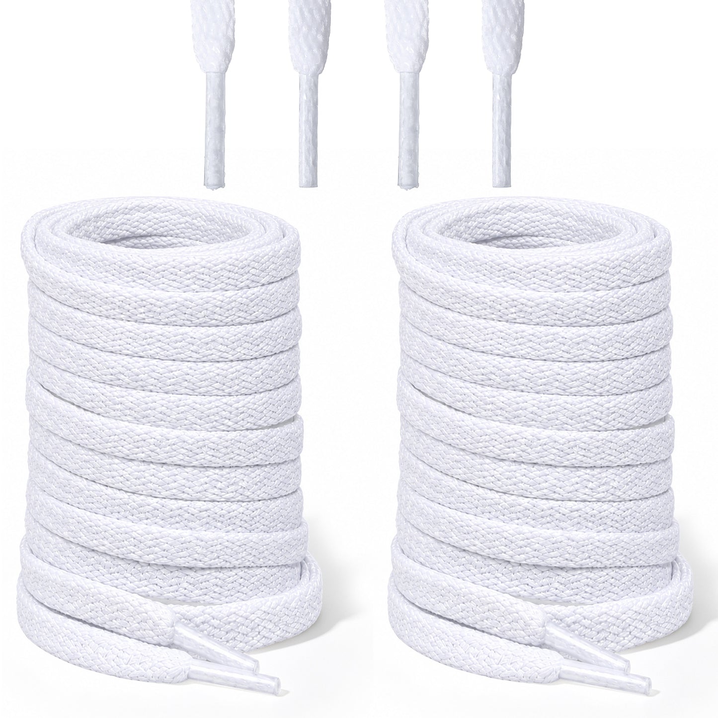 Chsoejuf 2Pairs Soccer Cleat Laces Non Slip Silicone Shoe Lace for Football