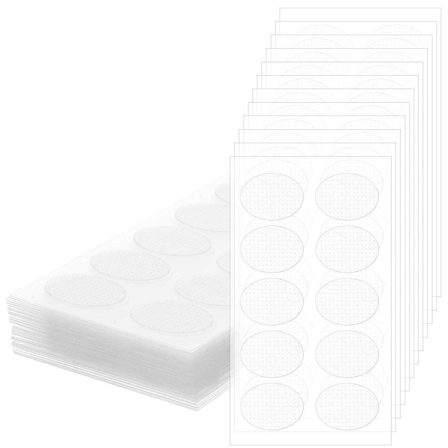 600 Pcs Ear Stickers Ear Lobe Support Patches for Earrings Clear Earring Stickers Earlobe Support Enhancers Ears Care Products for Torn or Stretched Earlobes 2.76 × 1.57 Inches Polyethylene