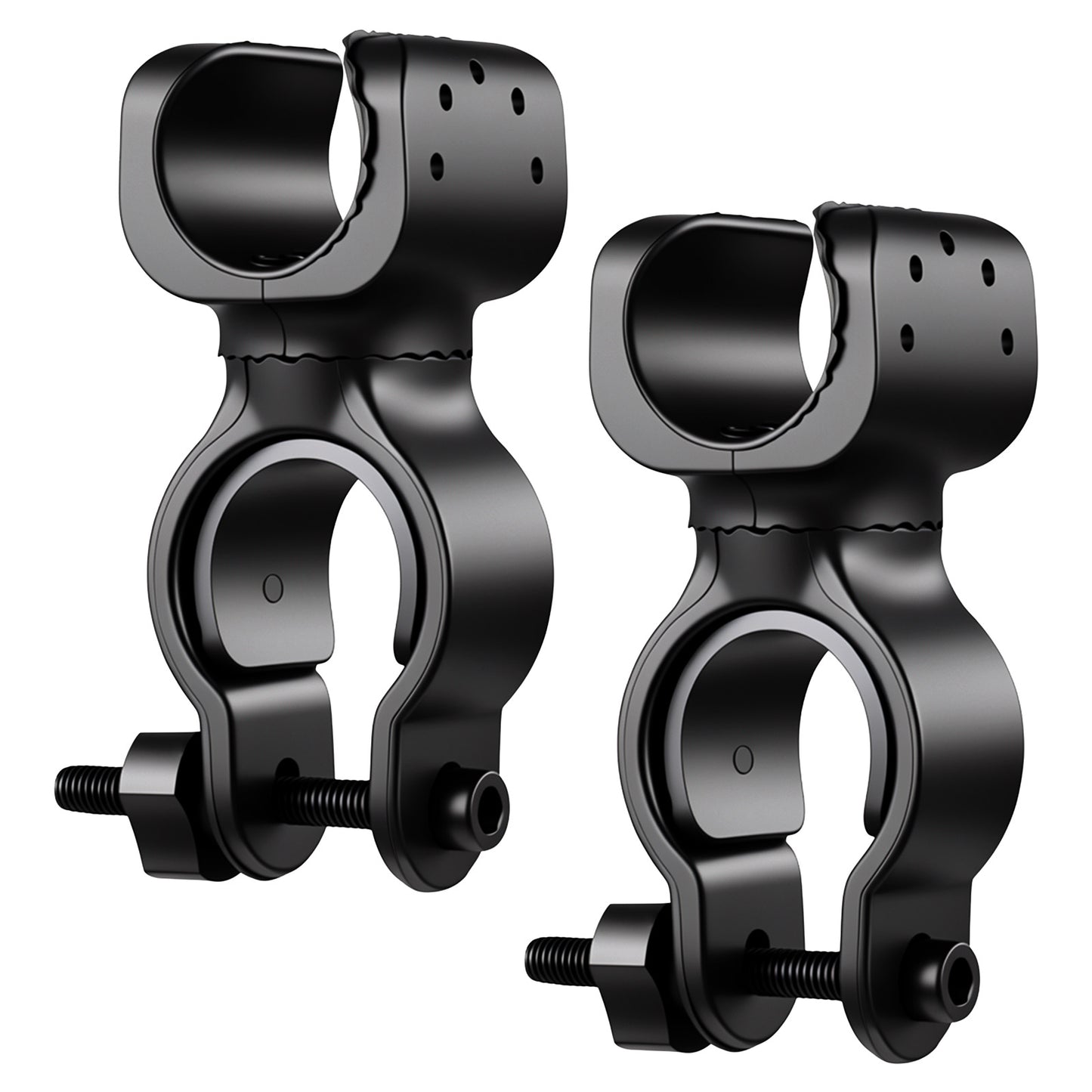 RAHLIZAS 2PCS Cane Holder for Walker, Universal Cane Clip, Mobility Scooter Accessories for Wheelchairs, Drive Rollator & Folding Walker