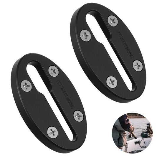2 Pcs Kayak Track Mount Kayak Low Profile Track Kayaks Rail Accessories Kayaks Gear Tracks for Fishing Rod Holder Fish Finder Cup Holder Anchor Cleats Men 3.15 × 1.97 × 0.35 Inches Black Gifts