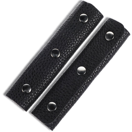 Ymapinc 2Pcs Luggage Handle Wraps for Suitcase, PU Leather Handbag Handle Grip Protectors, Soft Purse Strap Cover Pad with Clasps for Wallet Tote Bag Suitcase Travel Shopping Bag