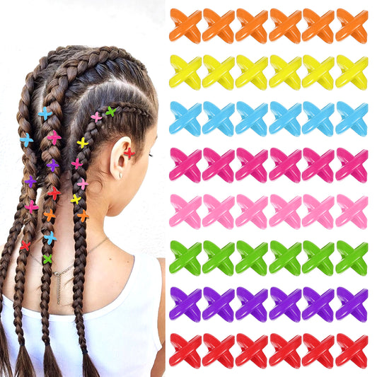Tyqour 60pcs Hair Beads for Kids Girls Colored Beads for Hair Women Hair Beads for Braids Rubber Beads for Hair Jewelry Accessories for Kids and Women