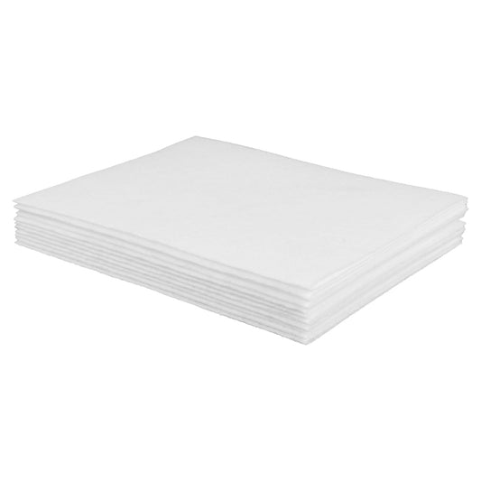 10 PCS White Felt Fabric 11.22 x 7.08 inches White Felt Sheets Soft Felt Sheets for Crafts Non-Woven Felt Fabric Thick White Fabric for DIY Patchwork Sewing Craft Decorative Projects