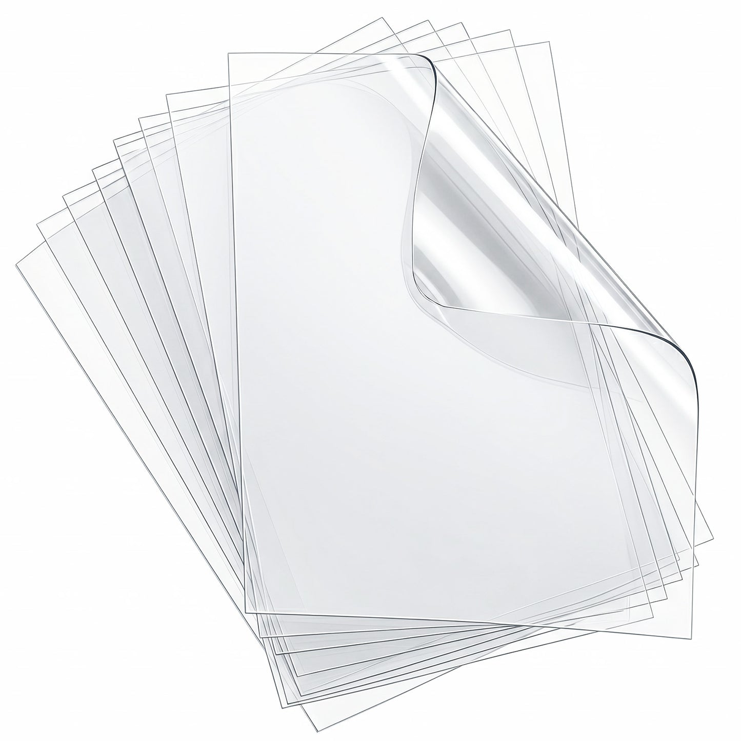 50Pcs Clear Acetate Sheets 6.30×4.33in Heat Resistant Acetate Sheets for Crafts Transparency Sheet for DIY Scrapbooks Heat Shrink Papers Cards Photo Albums Photo Frame Easy to Cut