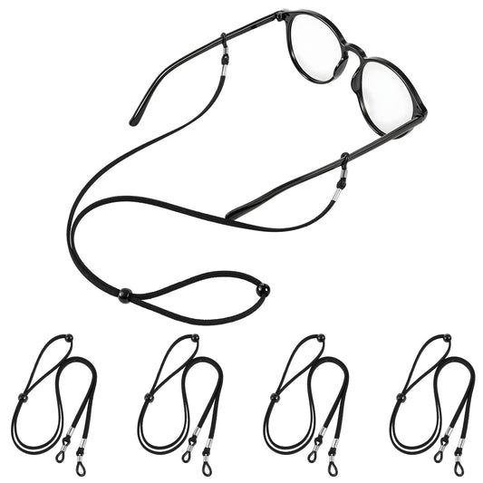 Ymapinc Anti Slip Glasses Chain 5Pcs for Kids Women Men Fishing Skiing,Sunglasses Strap,Adjustable Kids Glasses Chain Around Neck,Reading Glasses Holders Strap Around Neck Lanyard Retainer
