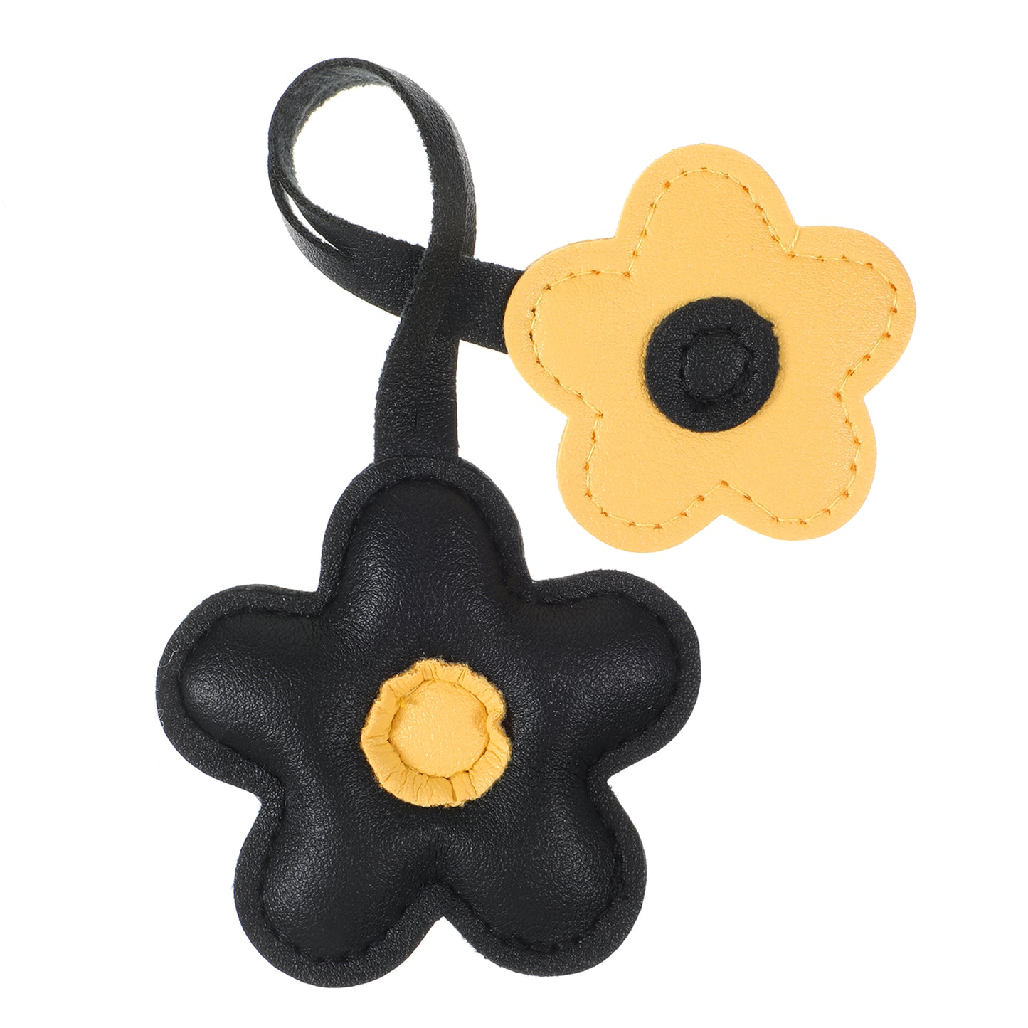 Ymapinc Bag Charms, Leather Cute Flower Pendant for Womens Handbags Purse