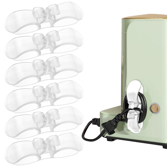Tyqour 6Pcs Cord Organizer For Appliances Kitchen Appliance Cord Organizer Cord Winder Cable Organizer Cord Keeper Appliance Cord Wrapper Cord Holder Stick On Mixers, Air Fryer, Pressure Cooker