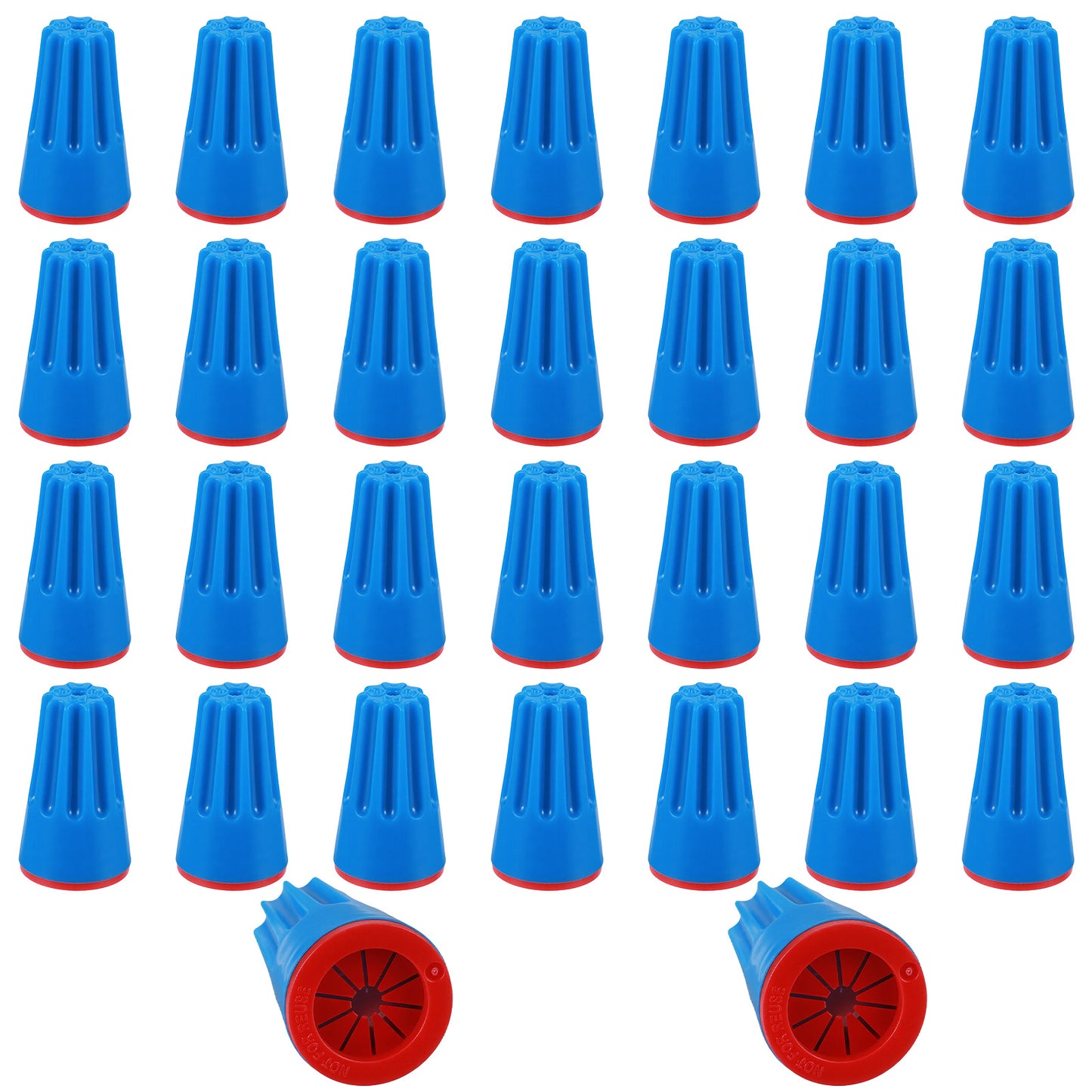 Waterproof Wire Nuts 30 Pcs Electrical Cable Terminal Twist Nuts Cap For Sprinkler Wire Connectors Weatherproof Wire Nuts Outdoor Seal Twist Nuts Splice Kit For Outdoor Landscape Lighting 22awg-14awg