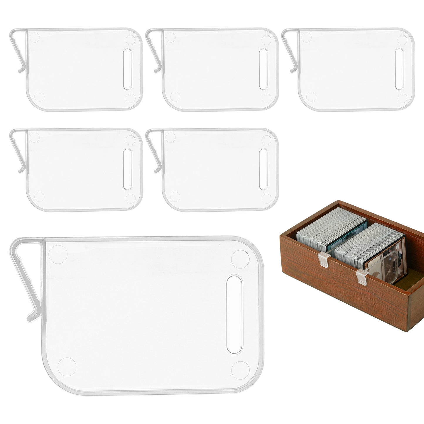 RAHHLIZS 10pcs Trading Card Dividers, Card Box Dividers