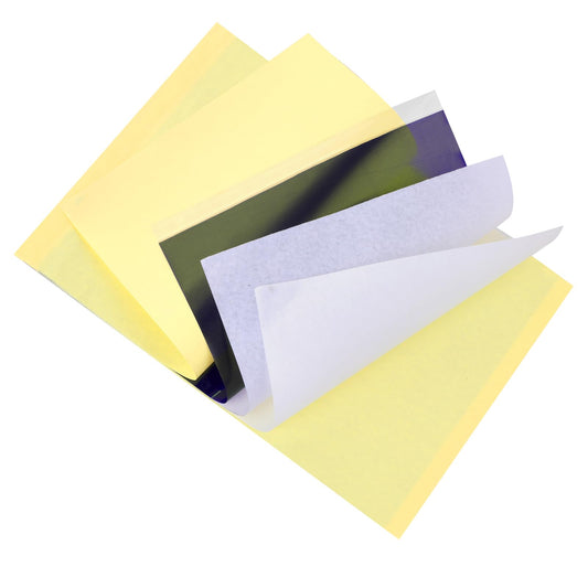 Tattoo Transfer Paper 20 Sheets Tattoo Stencil Paper Transfer Paper For Tattooing 4 Layers Stencil Transfer Paper Tattoo Tracing Paper Tattoo Thermal Stencil Paper Tattoo Carbon Transfer Paper,A4 Size