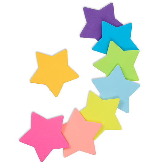 240 Sheets Sticky Notes Set 8 Color Star Shape Stick Note Pads Super Cute Self-Sticky Colorful Sticky Notes Small for School, Office, and Home (2.6 X 2.6 Inch)