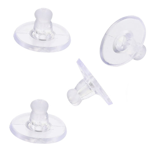 200Pcs Earring Backs for Studs Plastic Rubber Earring Backs Pierced Earring Backs for Posts Fishhook Earring Backs Replacements Clutch Back Earrings Replacement for Heavy Earring Backings