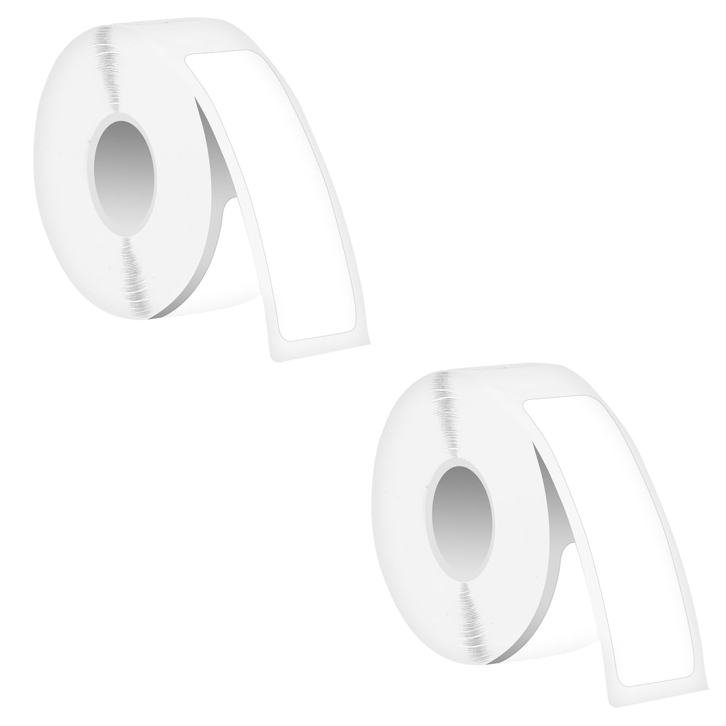 2 Rolls Label Maker Tape Adapted Thermal Labels Waterproof Labels Print Paper Refill White Self Adhesive Shipping Labels Tape Stickers Replacement Multipurpose for Home Office School Files