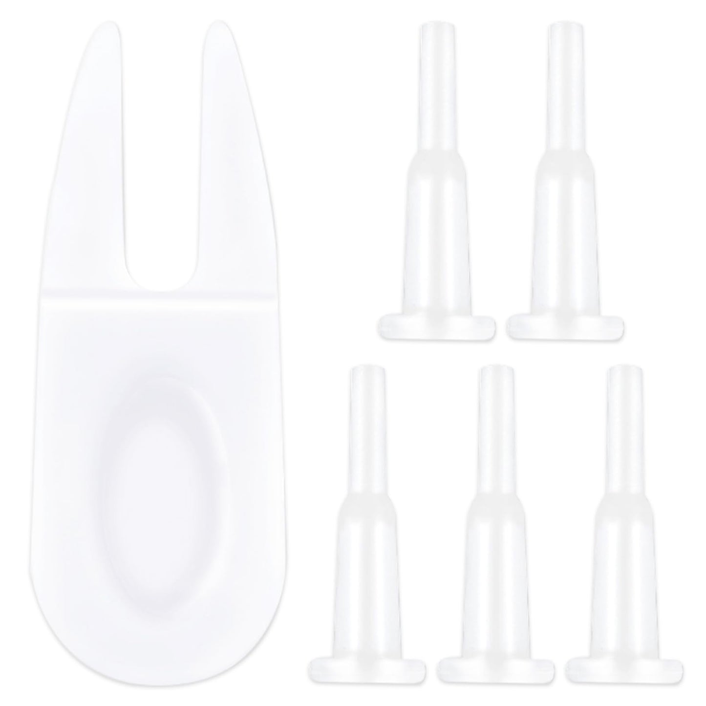 Exercise Ball Plug Yoga Ball Plug Replacement Inflatable Exercise Ball Plug Exercise Ball Air Stopper 1PCS Exercise Ball Plug Removers and 4 Yoga Ball Pin Plug for Fitness Exercise Ball (White)