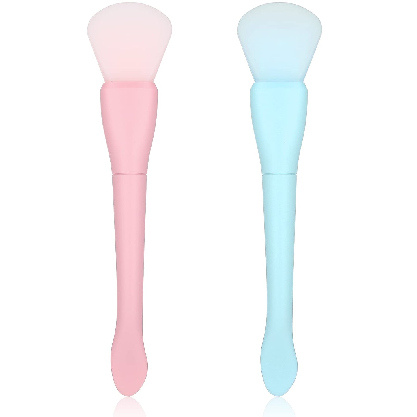 Ouligay 2Pcs Silicone Face Mask Applicator Face Brush Soft Silicone Facial Applicator Brushes Beauty Tool for Applying Mud Body Lotion Mixed Mask