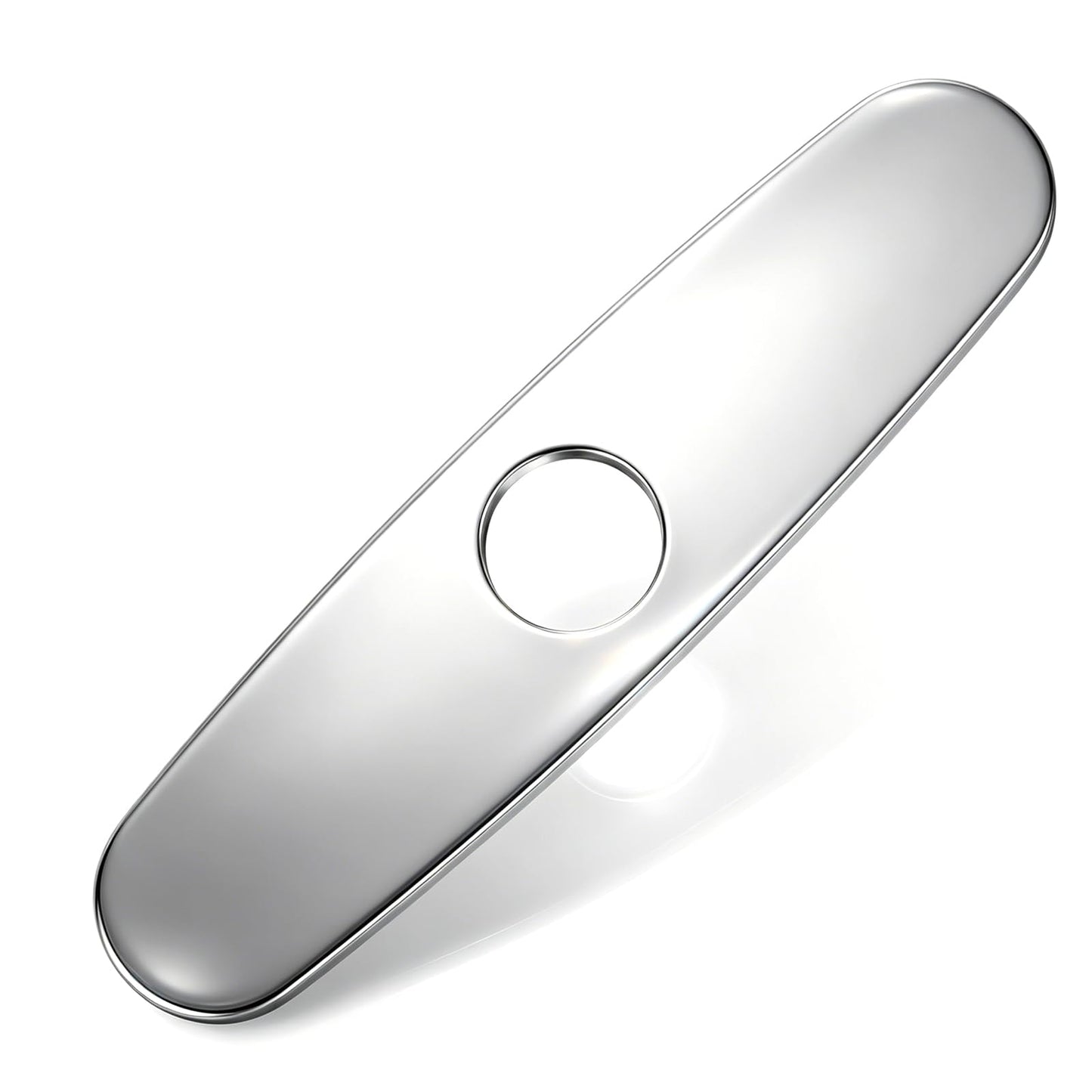 Chsoejuf 10“ Kitchen Sink Faucet Plate Hole Cover Faucet Escutcheon Plate