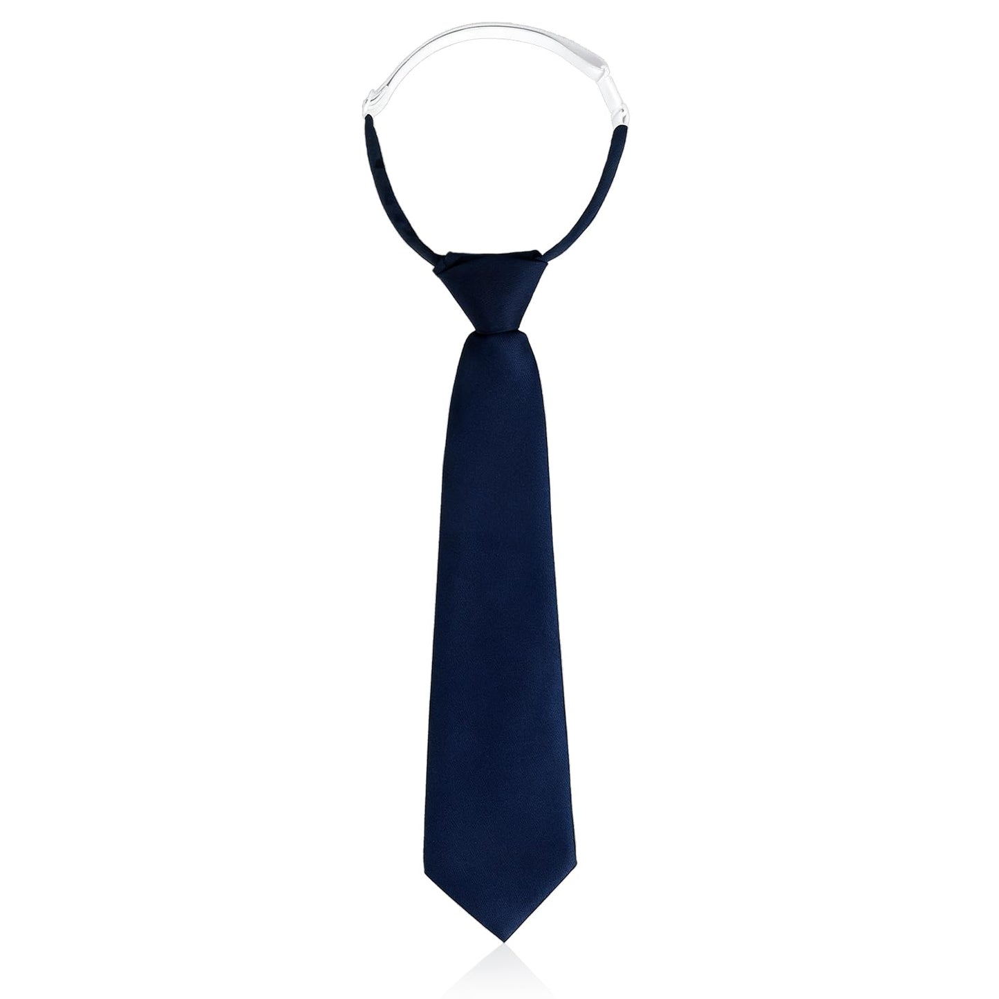 Ymapinc Navy Blue Skinny Tie for Men, Adjustable Necktie for Girls/Boys, Pre Tied Neck Ties for Women/Men, Dark Mens Navy Blue Tie for School Uniforms Cosplay Graduation Supplies