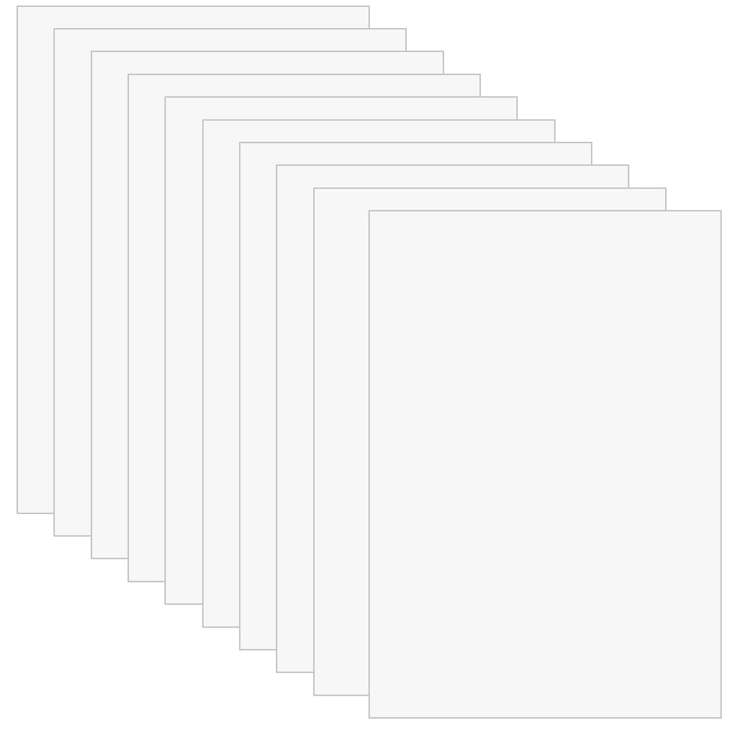 Teaaha 10 PCS Shrink Plastic Sheet 8.26 X 5.9 Inch Heat Shrink Paper Sheets for Handmade Crafts, Blank Shrink Plastic for Kids and Parents Making DIY