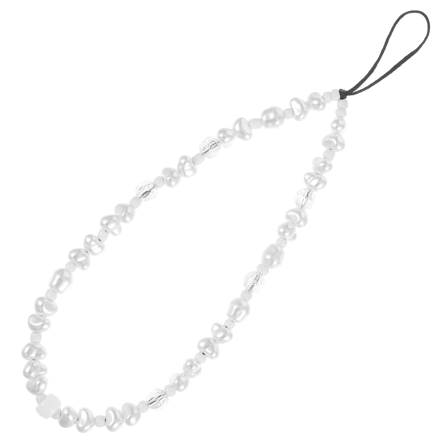 Cell Phone Charms Phone Charms Aesthetic Beaded Phone Wrist Strap Pearl Bracelet Wrist Strap Lanyard Beaded Camera Wrist Strap Anti Lost Phone Charm String Phone Accessories for Wallet Camera