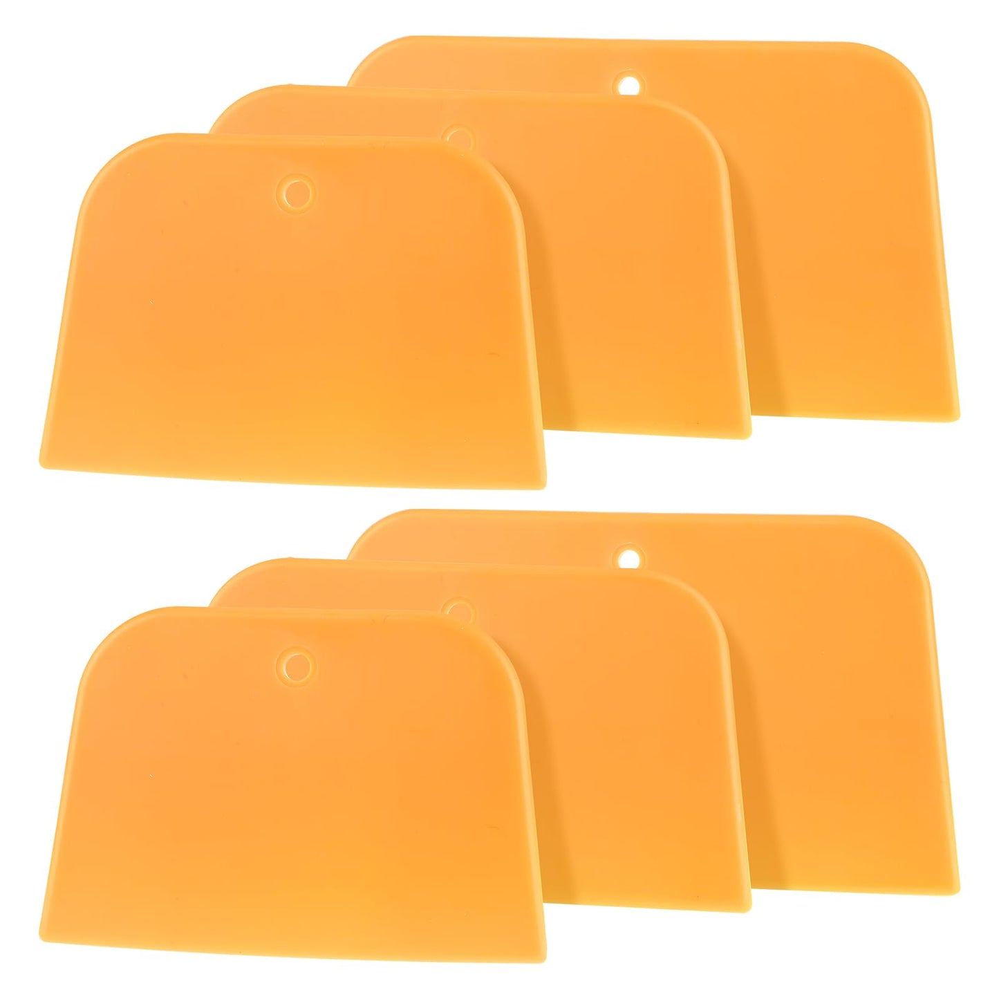 6 PCS Body Filler Spreader Auto Body Spreader for Automotive Body Fillers Auto Body Spreader for Applying Fillers Putties Glazes Caulks and Paint Repairs Paint and Car Body Maintenance (3 Sizes)