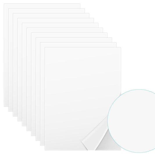 10 Pcs Iron On Adhesive Sheets A4 Size Fusible Adhesive Sheets Double-Sided Heat Melt Fabric Glue Sheet Press-On Patch Iron On Tape Heat Melt Fabric Glue Sheet Permanent Fusible Adhesive Sheets