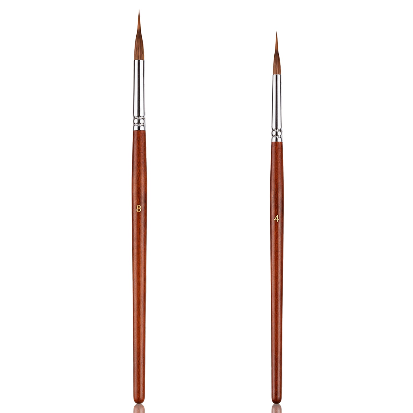 2Pcs Needle Point Watercolor Paint Brushes Travel Watercolor Brushes