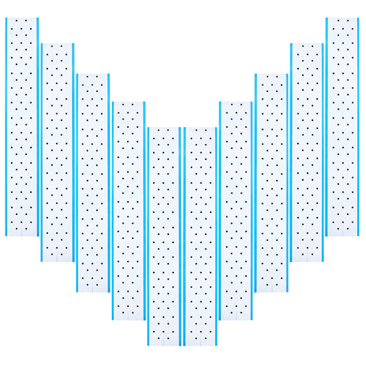 10 Pcs Wig Tape Double Sided Blue Hole Punch Tape Waterproof Toupee Tapes for Lace Wigs Breathability Lace Adhesive Tapes for Hairs Pieces Hair Extension Wig Accessories Women 11.81 × 1.77 Inch