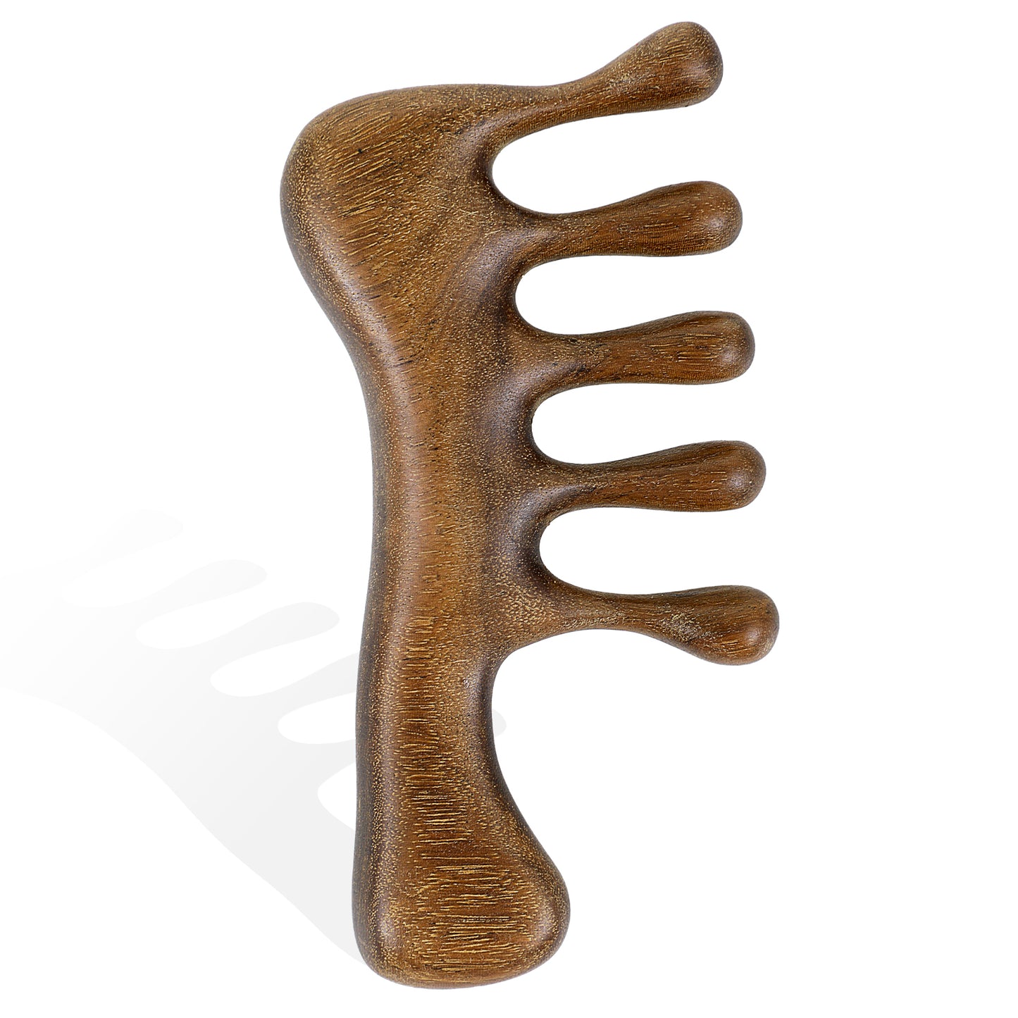 Mabor Scalp Gua Sha Comb, Loc Comb for Wooden Massage Head, Wide Tooth Sandalwood Wooden Scalp Massager for Women, Men