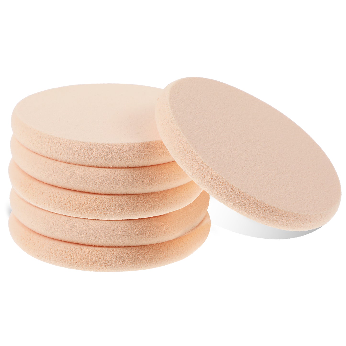 Nogeqi 6pcs Flat Makeup Sponges for Foundation,Sponges Makeup Applicator