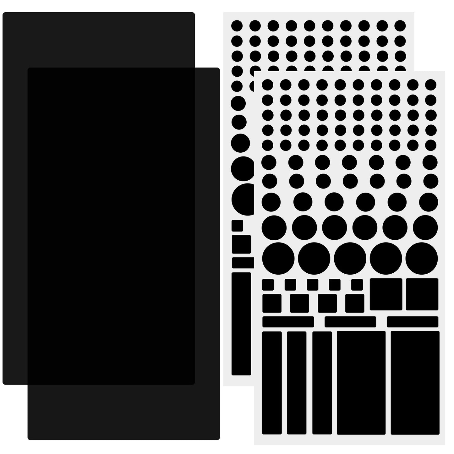 4Pcs Light Blocking Stickers, LED Light Blocking Stickers for Electronics, Blackout Stickers, Dimming LED Light Covers, Electronic Light Blockers