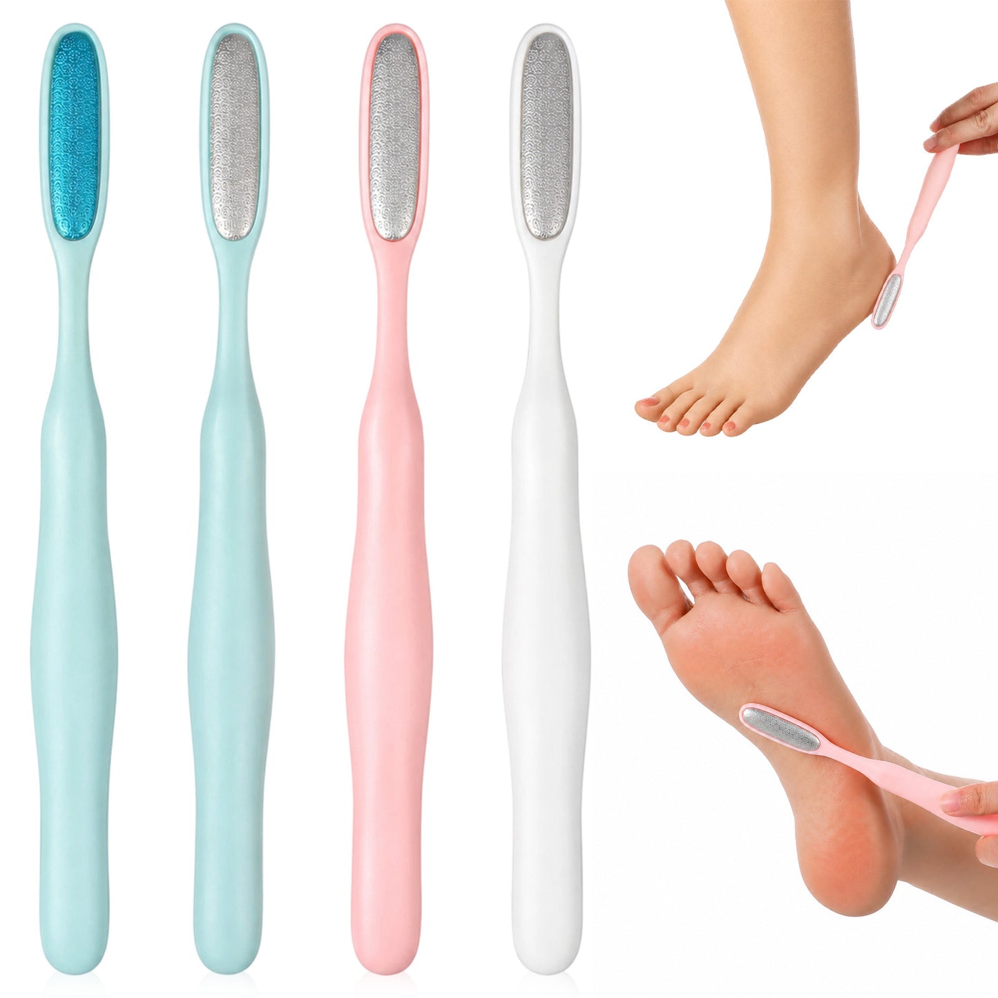 Shimmeroo Callus Remover for Toes, Foot File Exfoliator for Hard Dead Skin